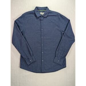 Larsson & Co Stockholm Size Large Blue Long Sleeve Button Up